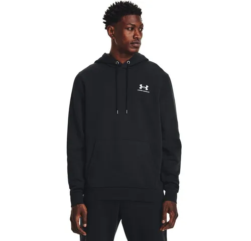 Under Armour Men's UA Essential Fleece Hoodie XL - Schwarz - Herren-Sweatshirts, bequemer Fleece-Stoff für optimale Wärme und Komfort, perfekt für sportliche Aktivitäten und Freizeit.