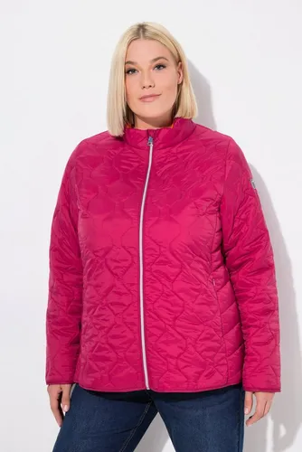 Ulla Popken Damen Übergrößen Leichtstepp-Jacke granatpink in rot von Ulla Popken
