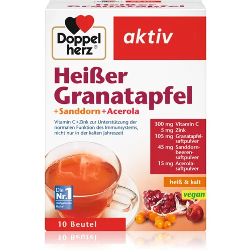 Doppelherz Heisser Granatapfel + Sanddorn + Acerola von Doppelherz