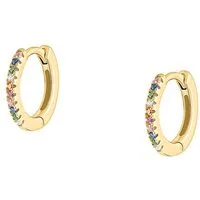 Valeria Ohrstecker 89087007 - 925er Silber, recycelt - Ohrringe für Damen, aus recyceltem 925er Silber gefertigt, umweltfreundlich und stilvoll im eleganten Gelbgold-Look.