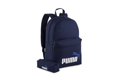 PUMA Rucksack PHASE BACKPACK SET (2-tlg) - PUMA Navy - Sportlicher 2-teiliges Rucksackset aus strapazierfähigem Polyester in PUMA Navy, ideal für Schule und Freizeit.