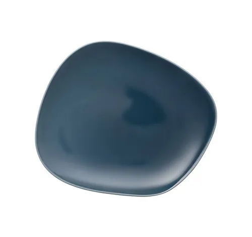 like. by Villeroy & Boch Organic Turquoise Speiseteller 30 cm - Eleganter Porzellan Speiseteller, spülmaschinenfest und mikrowellensicher - ideal für stilvolle Tischdekoration.