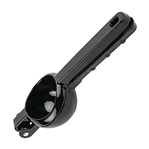 Olympia Zitronen-Limettenpresse – Metall DM105 | Zitronenpresse; lebensmittelecht und spülmaschinenfest; 21 cm lang für optimale Druckkraft