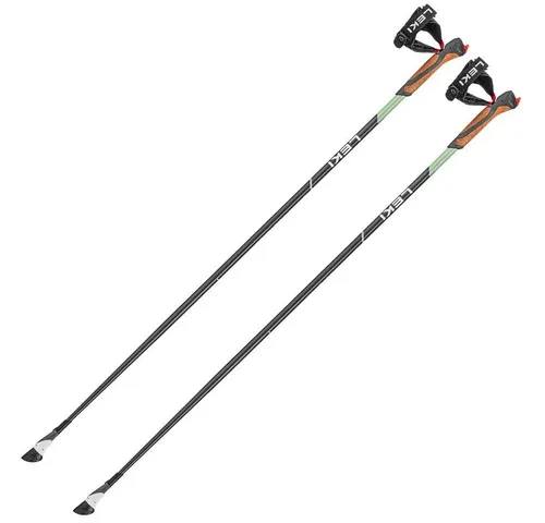 Leki Smart Response Nordic Walking Stöcke 130 cm - Anthrazit - Wanderstöcke mit innovativer Smart Response Technologie für optimale Dämpfung und Komfort beim Nordic Walking.
