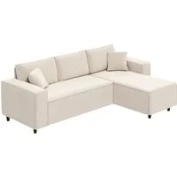 HOMCOM Ecksofa 3-Sitzer in L-Form von HOMCOM