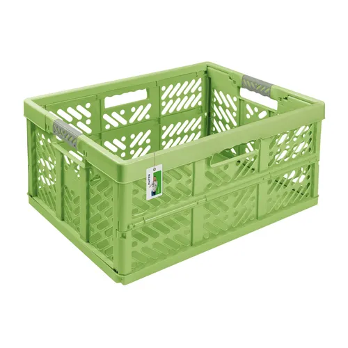 keeeper ben Stabile Profi-Klappbox, 45 l, Eco Line in grün von keeeper