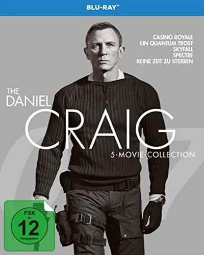 James Bond - The Daniel Craig 5-Movie-Collection [Blu-ray] - Actionreiche Filme mit Daniel Craig, inklusive spektakulärer Stunts und fesselnder Geschichten, ideal für 007-Fans und Filmabende.