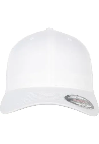 Flexfit Uni Organic Cotton Cap, White, L/XL