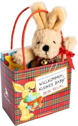 Willkommen, kleines Baby! Dein Felix – Bilderbuch von Annette Langen - Ein zauberhaftes Hardcover-Bilderbuch für die Kleinsten, ideal zum Vorlesen und Entdecken. Mit liebevollen Illustrationen und einer praktischen Größe für Kinderhände.