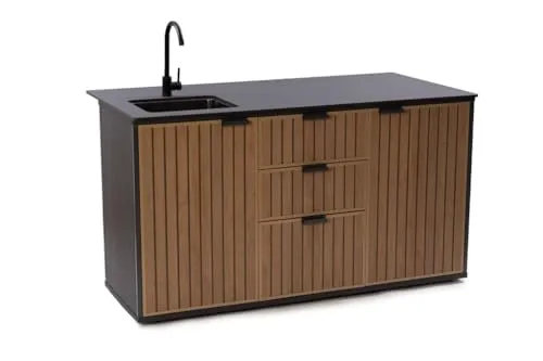 Keter Signature Compact Outdoor Küche – Venetian Braun – 168,5×85×94,8 cm