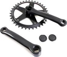 Kettenradgarnitur 36T 127 mm in Schwarz