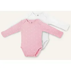 Ehrenkind Langarmbody 2er-Pack - 100% Bio-Baumwolle - Baby-Wäsche aus 100% Bio-Baumwolle, weich und anschmiegsam, ideal für empfindliche Babyhaut, OEKO-TEX® zertifiziert.