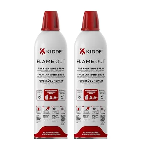 MBS FIRE Kidde FLAME OUT 500 ml Feuerlöschspray KFS-500 Fluorfrei, umweltfreundlich – kompakter Feuerlöscher für Haushalt, Reisen (2)