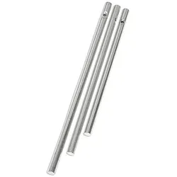 Klangstäbe, silber, 12 - 16 cm, 3 Stück