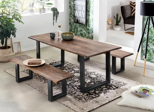 SIT Esstisch Tops&Tables – Akazienholz mit Baumkante, 160 cm