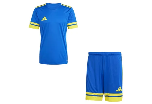 adidas Herren Set Trikot + Hose Squadra 25 Team Royal Blue/Yellow XXL - Sportliches Trikot- und Hosen-Set für optimale Bewegungsfreiheit. Das Trikot mit Rundhalsausschnitt und die Hose mit elastischem Bund bieten höchsten Komfort beim Training.