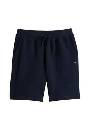 Tommy Hilfiger Herren Sweatshorts Essential Terry aus Baumwolle, Blau (Desert Sky), S
