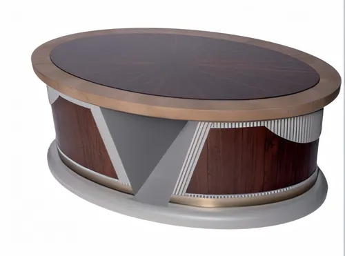 Eleganter Brauner Holz-Schreibtisch für modernes Home-Office - Stylischer Schreibtisch aus Holz mit großzügigen Maßen (250 x 104 x 77 cm) für ein produktives Arbeitsumfeld. Ideal für Jugendliche und moderne Arbeitszimmer.