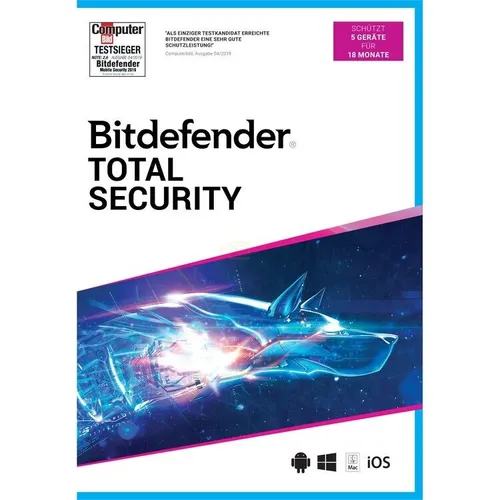 Bitdefender Total Security 5 Geräte von BitDefender