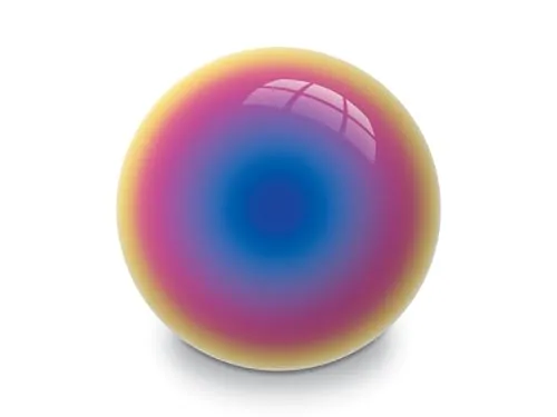 Mondo Regenbogen-Fußball, 9 Zoll Strandball, PVC-Ball, weiche Bälle für Innen- und Außenbereiche, Kinder, Spiel Pool (9 Zoll)
