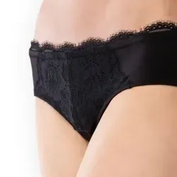 Mey Amazing Hipster Schwarz 38 Damen - Eleganter Hipster-Slip aus 78 % Polyamid und 22 % Elasthan für optimalen Komfort. Mit femininen Spitzendetails und glattem Bund, der angenehm auf der Haut liegt. Perfekte Passform und atmungsaktives Material für den ganzen Tag.