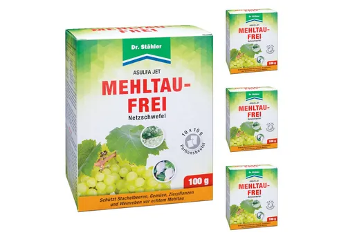 SILBERKRAFT Asulfa Jet Mehltau-Frei - Nützliche Haushaltshelfer, schützt effektiv gegen Mehltau mit Eukalyptusöl für gesunde Pflanzen.
