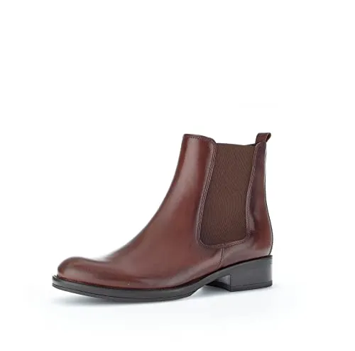 Gabor Damen Chelsea Boots - Stilvolle Stiefeletten für jeden Anlass - Wanderschuhe mit elegantem Design, aus hochwertigem Rauleder und Glattleder, ideal für den Übergang und bequem durch das Microfutter.