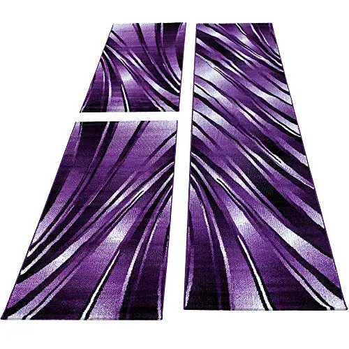 Carpettex Bettumrandung Schlafzimmer 3-teilig in lila von Carpettex Teppich