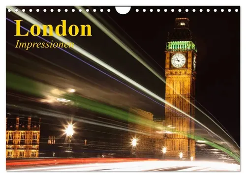 Elisabeth Stanzer | London ¿ Impressionen (Wandkalender 2026 DIN A4 quer),...