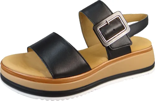 Gabor Damen Sandale, schwarz(schwarzlds), Gr. 4