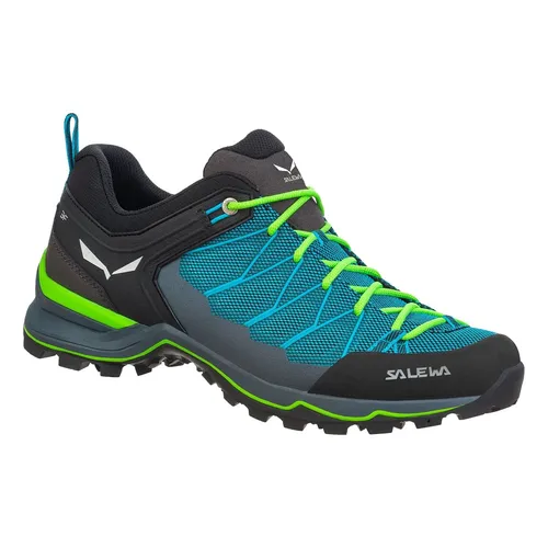 Salewa Mountain Trainer Lite Herren Wanderhalbschuhe - Blau, Größe 10 - Wanderschuhe, leicht und wasserabweisend, ideal für anspruchsvolle Wanderungen mit Nachhaltigkeitsstandard Salewa Committed.