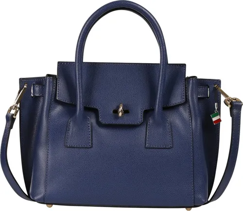 Produktbild FLORENCE Handtasche in jeansblau aus hochwertigem Leder