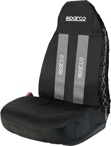 Sparco spc3501bk Bezüge Sitze - Einzelsitzbezüge in schwarz, universell anpassbar für optimalen Schutz und Stil in jedem Fahrzeug.