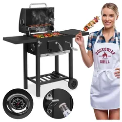 Carbon-Gartengrill CARBON schwarz