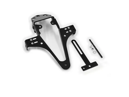 Ibex 10003531 Kennzeichenhalter Universal Typ 5 Schwarz - Gepäckträger für Offroad Motorräder, Reiseenduros und Straßenmotorräder, robust und vielseitig einsetzbar.