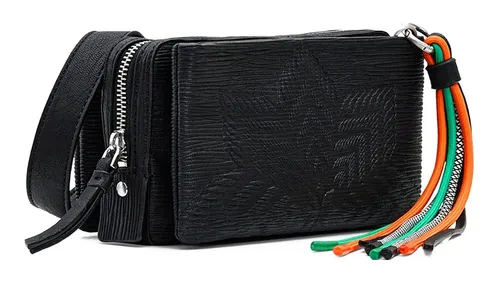 Desigual Umhängetasche Aquiles 23 - Stylische Umhängetasche im floralen Design, ideal für eleganten Look und hohen Tragekomfort dank verstellbarem Schulterriemen. Geräumiges Hauptfach mit durchdachter Fächeraufteilung.