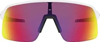 Oakley Sutro Lite matte white/prizm road (946302) - Sportbrille für Herren mit Prizm-Glastechnologie für verbesserte Sicht und einem umschließenden Halbrand-Rahmen für größeres Sichtfeld und Komfort bei Radfahrten.