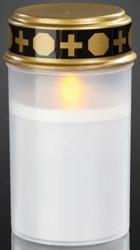 Hellum Grablicht weiß LED gelb 522860 LED Lampe Leuchte Festbeleuchtung