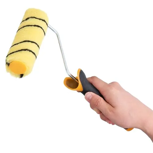 10x Farbroller 15 cm Malerwalze Ersatzrolle Streichen Malen Farbe Lack 3x Halter