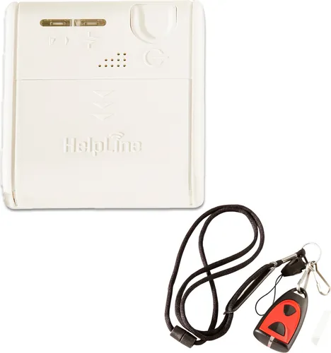 Helpline Mini: Mobiler Hausnotruf für Senioren - Praktischer Notrufsender mit Gürtel Clip, spritzwasserfest und kinderleichter Bedienung. Ideal für die häusliche Pflege, sorgt für Sicherheit und schnelle Hilfe im Notfall.