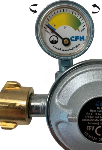 CFH 52404 - Druckregler 50 mbar mit drehbarer Füllstandsanzeige DE/AT/LUX