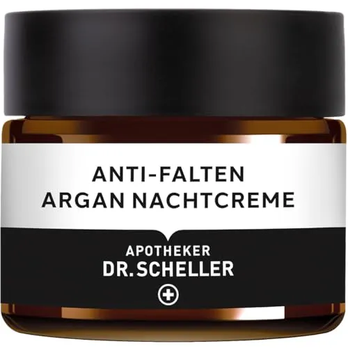 APOTHEKER DR. SCHELLER Anti-Falten Argan Nachtcreme, 50 ml - Nachtpflege mit hochwirksamem Arganöl, regeneriert die Haut über Nacht und reduziert Falten sichtbar.
