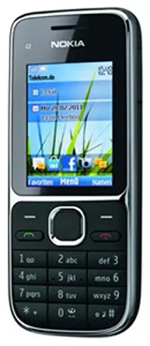 Nokia C2-01, Simlockfreies Handy mit 3,2 MP Kamera - Simlockfreies Handy mit 3,2 MP Kamera und edler Metalloberfläche, ideal für Fotos und Videos. Unterstützt UMTS-3G und bietet Hot-Swap für microSD-Karten bis 16 GB.