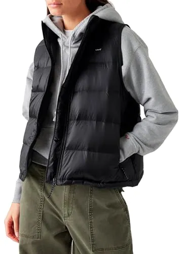 Levi's® Steppweste POLLY PACKABLE VEST mit Logo Stickerei - Funktionsjacke für Damen, leicht und packbar, ideal für Übergangszeiten und vielseitig kombinierbar mit Jeans und Pullovern.