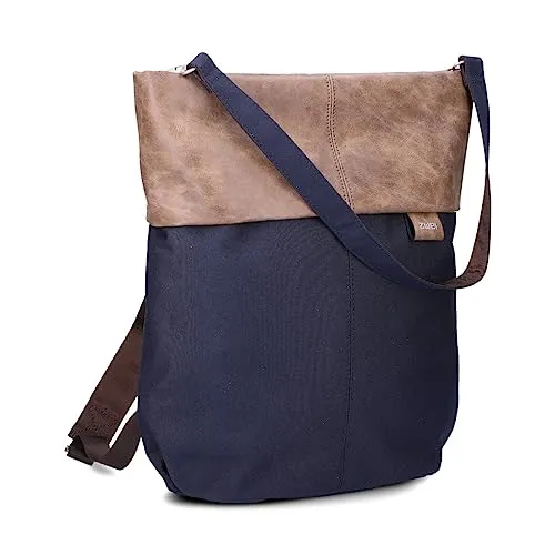 ZWEI Damen Rucksack-Tasche Olli OR12 - 2-in-1 Handtasche & Rucksack - Tagesrucksäcke mit 7 Litern Volumen, wasserabweisend und gepolstert für Laptops bis 13