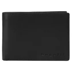 bugatti Super Slim Geldbörse aus echtem Leder - Dünner Geldbeutel mit RFID-Schutz - Herren-Geldbörsen mit viel Platz und 8 Kartenfächern, ausgestattet mit RFID-Schutz für maximale Datensicherheit und handgefertigt aus echtem Rindsleder.