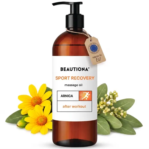 Sport-Massageöl Arnika 500ml Körperöl Massage Sport Fitness Beautiona®