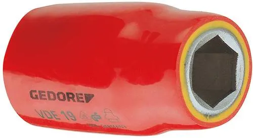 Gedore VDE 19 13 6122940 VDE-Steckschlüsseleinsatz 13mm 1/2
