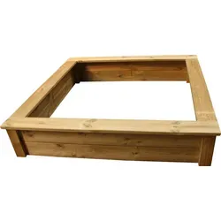 Clamaro Sandkasten aus Massivholz – 150x150 cm von Clamaro