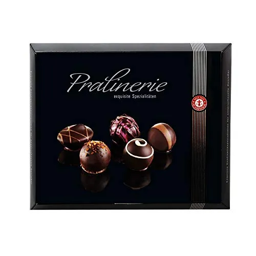 Schrader | Pralinen Herren-Mischung | Zartbitterschokolade | mit Alkohol | 200g